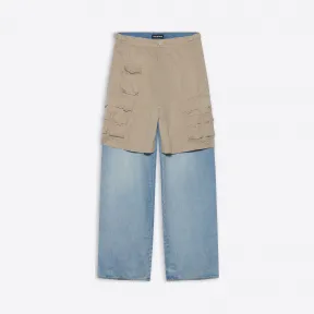 巴黎世家/Balenciaga 男士 HYBRID工装裤 662891TIW358961