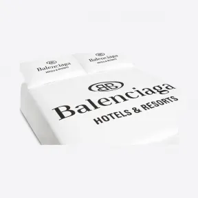 巴黎世家/Balenciaga Hotels & Resorts Bedding King Size in White 667387T01029010