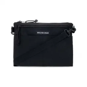 巴黎世家/Balenciaga 黑色 100% 面料 斜挎包 6731692VZU71000