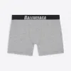 巴黎世家/Balenciaga 男士灰色平角内裤 674844413B81300