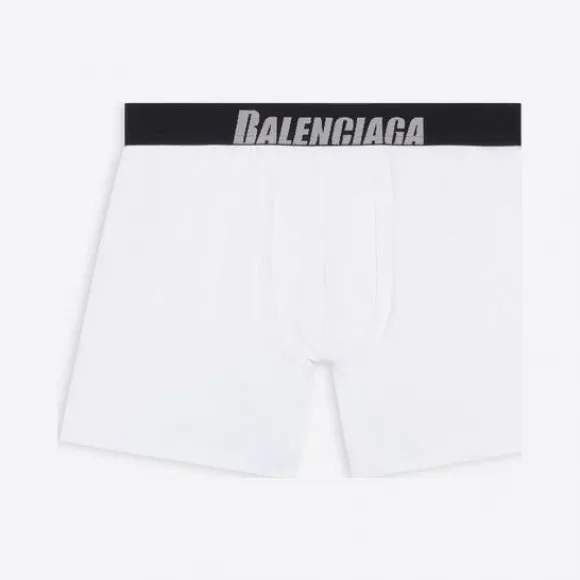 巴黎世家/Balenciaga 男士白色平角内裤 6748454A8B89000