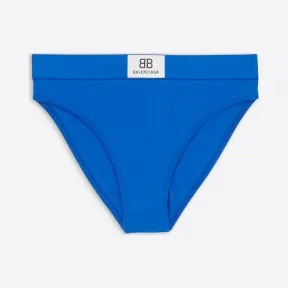 巴黎世家/Balenciaga 女式蓝色贴布三角裤 6748654B7B54300