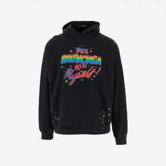 巴黎世家/Balenciaga 黑色 100％纯棉 帽子 674986TMVH41055