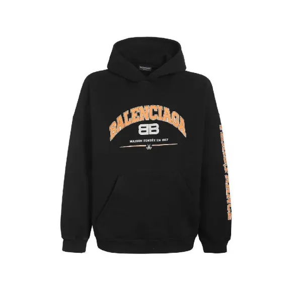 巴黎世家/Balenciaga 黑色 100％纯棉 帽子 674986UTLVJ21074