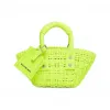 巴黎世家/Balenciaga Women's Bistro Xxs Basket With Strap in Yellow 67802824V2Y7206