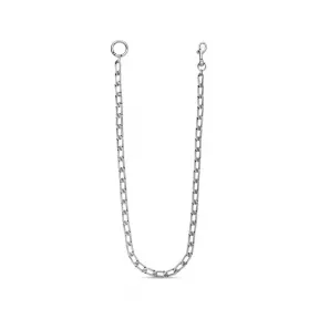 巴黎世家/Balenciaga Element Flat Trouser Chain/necklace in Antique Silver 679654TZ9ZI0911