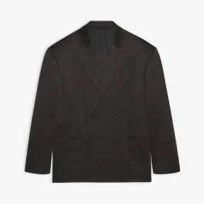 巴黎世家/Balenciaga 男士棕色工程西装外套 680943TLV012135