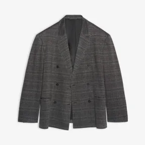 巴黎世家/Balenciaga 男士银色工程西装外套 680943TLV051140