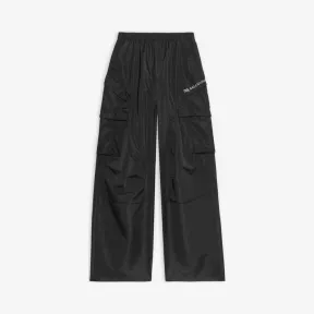 巴黎世家/Balenciaga 男士黑色技术工装裤 681347TLO061000