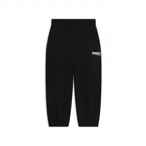 巴黎世家/Balenciaga Kids - Political Campaign Jogging Pants in Black 681863TMVE61070