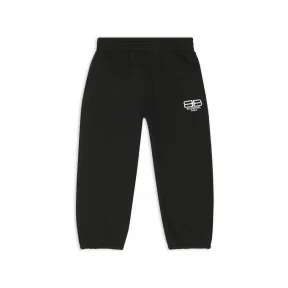 巴黎世家/Balenciaga Kids - Bb Paris Icon Jogging Trousers in Black 681863TMVK89034