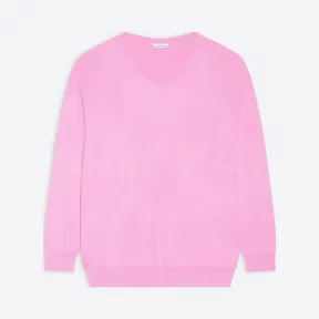 巴黎世家/Balenciaga 女款粉色大廓形 V 领 681979T51735630