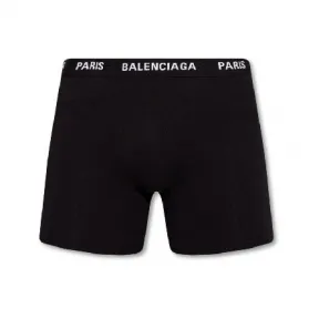 巴黎世家/Balenciaga 黑色 93% 棉 7% 弹性纤维 平角裤 6898884A8B81077