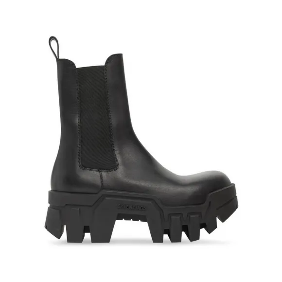 巴黎世家/Balenciaga 女士 Bulldozer 切尔西靴黑色 693963WBCQ01000