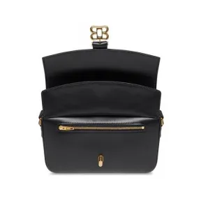 巴黎世家/Balenciaga Women's Lady Small Flap Bag in Black 6955412108W1000