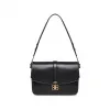 巴黎世家/Balenciaga Women's Lady Medium Flap Bag in Black 6955442108W1000