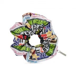 巴黎世家/Balenciaga Women's Xxl Scrunchie in Black 697766TZ19I5242