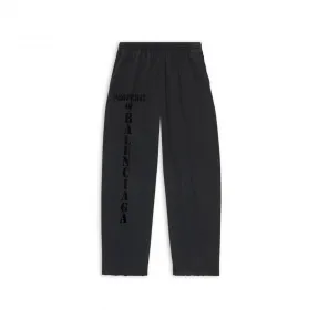 巴黎世家/Balenciaga Men's Property Baggy Jogging Trousers in Black 698578TMVH91055