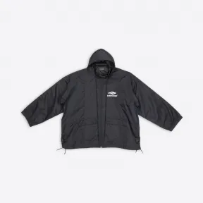 巴黎世家/Balenciaga 女士 3B SPORTS标识褶皱风衣 698871TLO251000