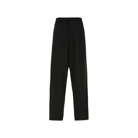 巴黎世家/Balenciaga 黑色 羊毛 毛裤 699010TLT171000