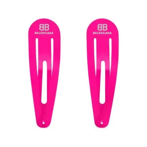 巴黎世家/Balenciaga Holli Xxl 夹子组合 为 所有 在 荧光粉 699021-TZ01S-5733