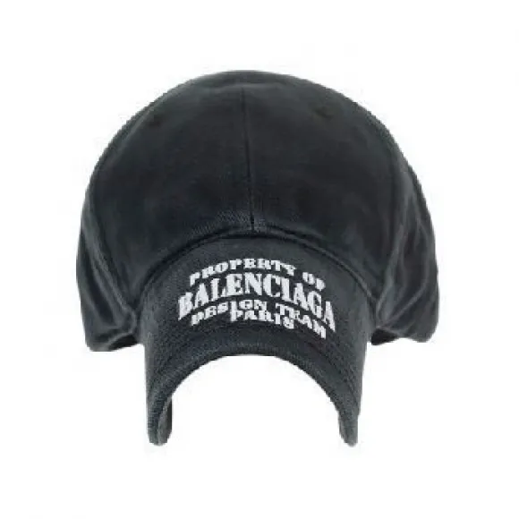 巴黎世家/Balenciaga 黑色 100％纯棉 帽子 704097410B20107