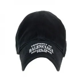 巴黎世家/Balenciaga 黑色 100％纯棉 帽子 704097410B21077