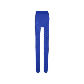 巴黎世家/Balenciaga Women's Bb Monogram Tights in Royal Blue 7041143C5B34300
