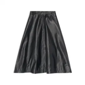 巴黎世家/Balenciaga Women's A-line Skirt in Black 704700TMS171000