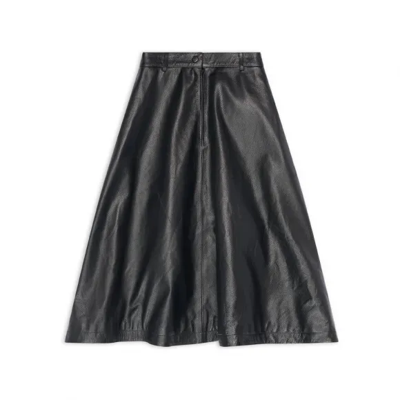 巴黎世家/Balenciaga Women's A-line Skirt in Black 704700TMS171000