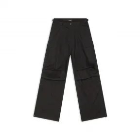 巴黎世家/Balenciaga Men's Pulled Cargo Pants in Black 704704TKP271000