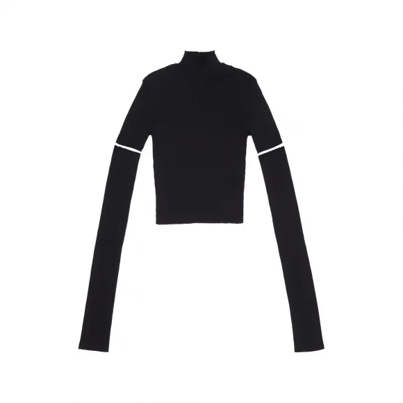 巴黎世家/Balenciaga CUT-UP 袖子针织衫 719236T51861000