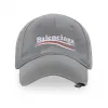 巴黎世家/Balenciaga Women's Political Campaign Cap in Grey 719363410B21290