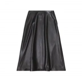 巴黎世家/Balenciaga A-line 半裙 为 所有 在 黑 730777-TNS17-1000