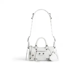 巴黎世家/Balenciaga Le Cagole 迷你旅行包 为 所有 在 亮白 743356-1VG9Y-9104