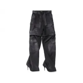 巴黎世家/Balenciaga Balenciaga Knife Cargo Pantashoes连裤鞋 为 所有 在 黑 751658-TKP27-1000