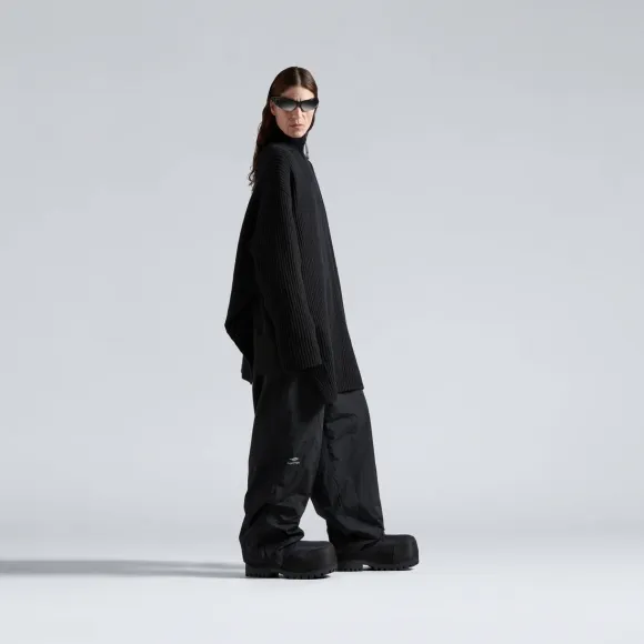 巴黎世家/Balenciaga 半拉链高领斗篷 773596T16841000