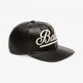 巴利/Bally 黑色纳帕山羊皮棒球帽 6220473