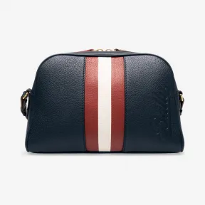 巴利/Bally 墨蓝色粒面牛皮迷你包 6222783