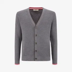 巴利/Bally 灰色羊毛针织开襟衫 6223460