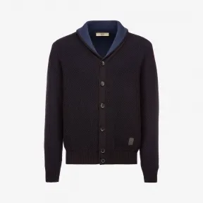 巴利/Bally 多重海军蓝棉混纺开衫 6227238