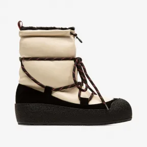 巴利/Bally 骨白色羔羊皮短靴 6228429