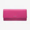 巴利/Bally 艳粉色小牛皮长款钱夹 6229955
