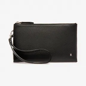 巴利/Bally 黑色压纹牛皮手机包 6230615