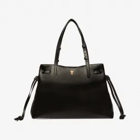 巴利/Bally 女士黑色纯色小牛皮托特包 6232702