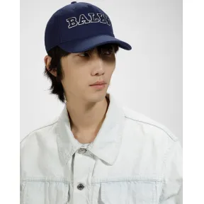 巴利/Bally 男士荧光蓝色棉质棒球帽 6303580