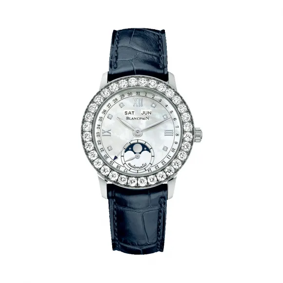 宝珀/Blancpain Women 女装腕表系列 18K白金 自动机械机芯 女表 2360-1991A-55