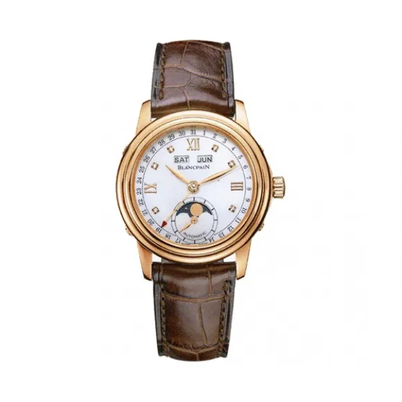 宝珀/Blancpain 18K玫瑰金 自动机械 男表 2360-3691-55B