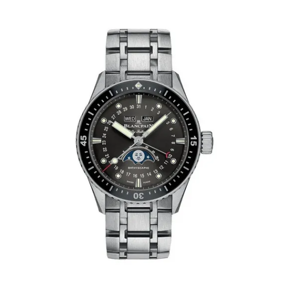 宝珀/Blancpain Fifty Fathoms 五十噚系列 精钢 自动机械机芯 男表 5054-1110-070B