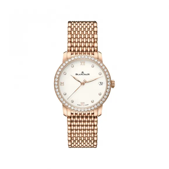 宝珀/Blancpain 经典系列 红金 自动机械机芯 女表 6127-2987-MMB